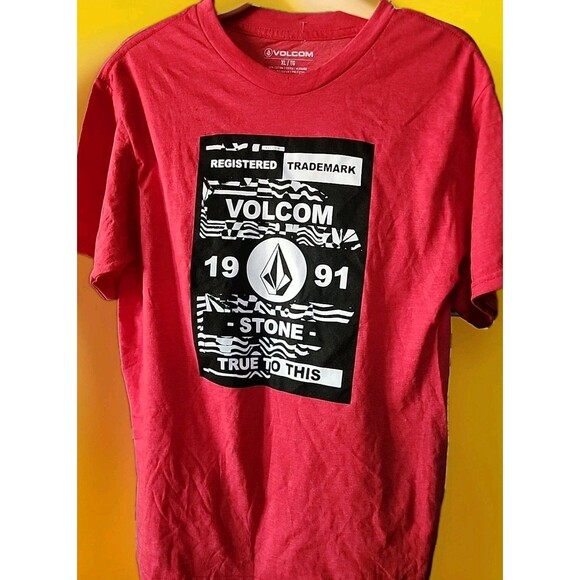 New Y2K Volcom Stone Surf TShirt 1991 True To This XL B15 Excellent Beach Hawaii - Picture 2 of 4